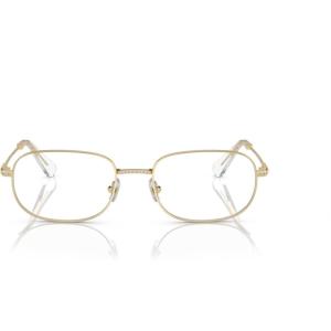 Swarovski Women’s Sk1005 Rectangular Prescription Eyewear Frames(Pale Gold/Demo Lens)