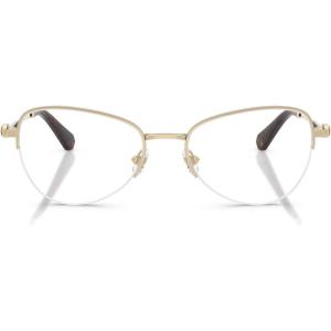 Swarovski Women’s Sk1032 Oval Prescription Eyewear Frames(Pale Gold/Demo Lens)