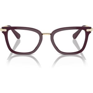 Swarovski Women’s Sk2018 Square Prescription Eyewear Frames(Burgundy/Demo Lens)