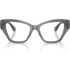 Swarovski Women’s Sk2050u Universal Fit Cat Eye Prescription Eyewear Frames(Milky Grey/Demo Lens)