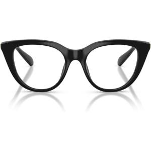 Swarovski Women’s Sk2052 Cat Eye Prescription Eyewear Frames(Black/Demo Lens)