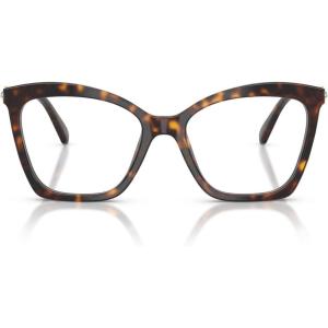 Swarovski womens Sk2053 Cat Eye Prescription Eyewear Frames(Havana/Demo Lens)
