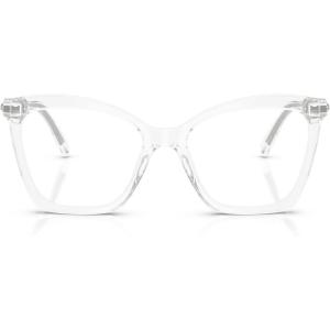 Swarovski womens Sk2053 Cat Eye Prescription Eyewear Frames(Transparent/Demo Lens)