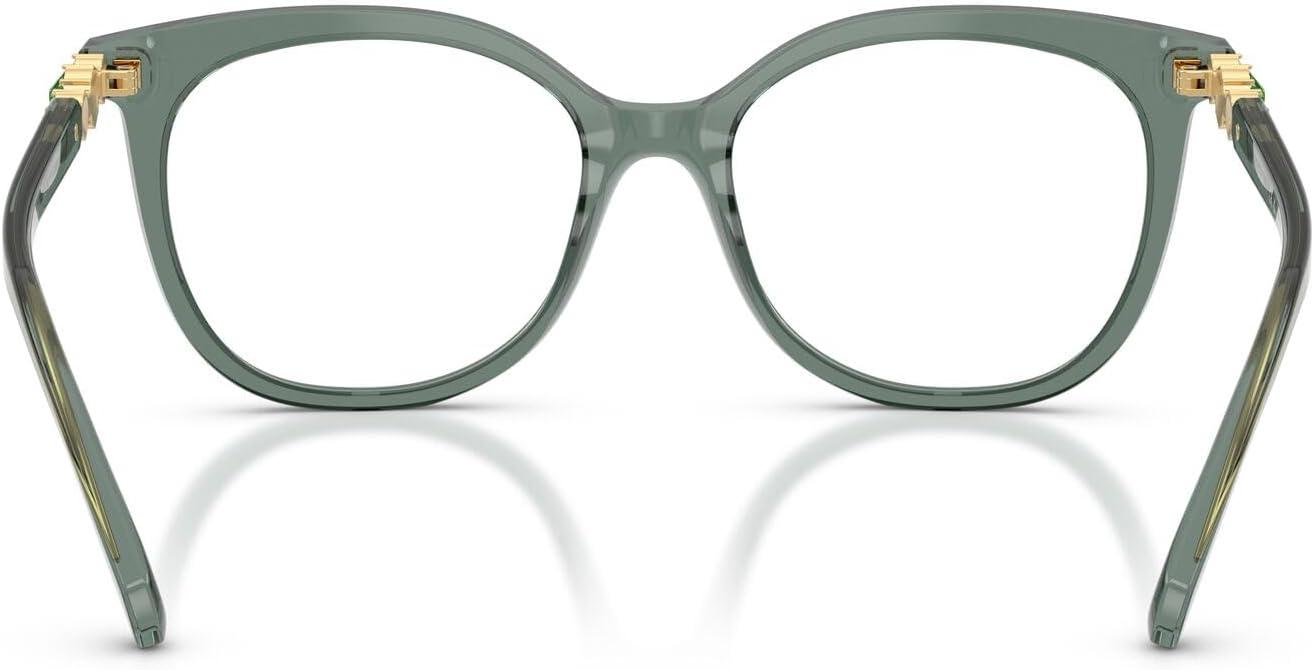 imageSwarovski Womens Sk2055 Round Prescription Eyewear FramesTransparent GreenDemo Lens