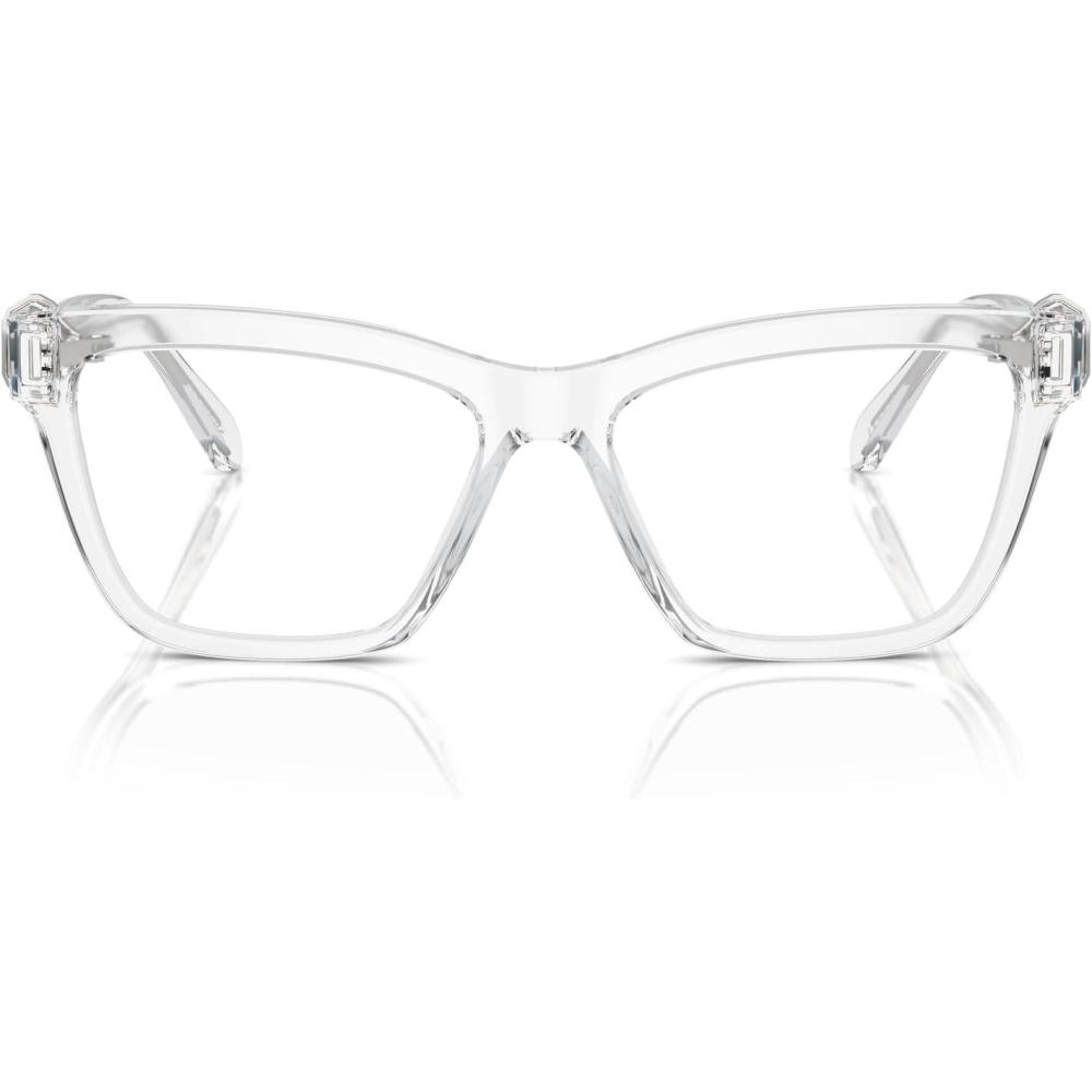 imageSwarovski Womens Sk2021 Square Prescription Eyewear FramesTransparentDemo Lens
