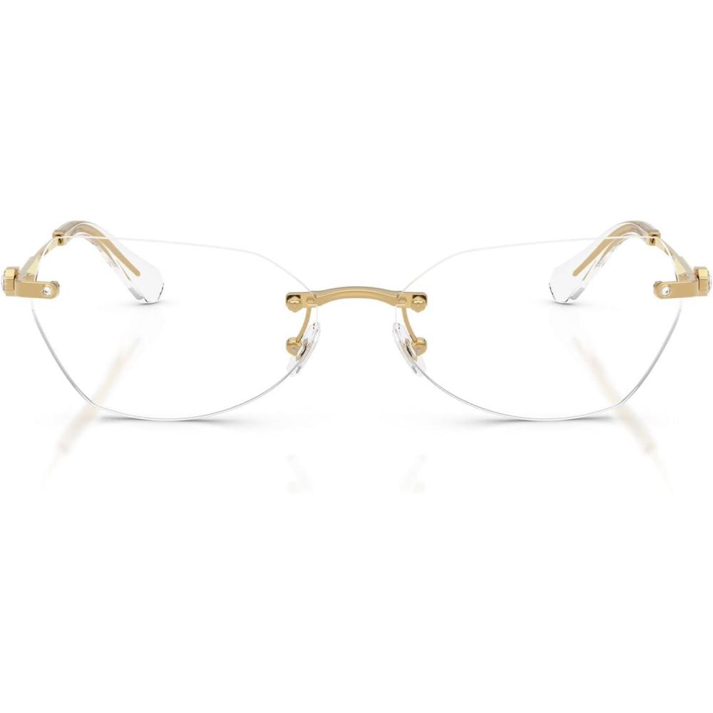 imageSwarovski womens Sk1031 Hexagonal Prescription Eyewear FramesGoldDemo Lens