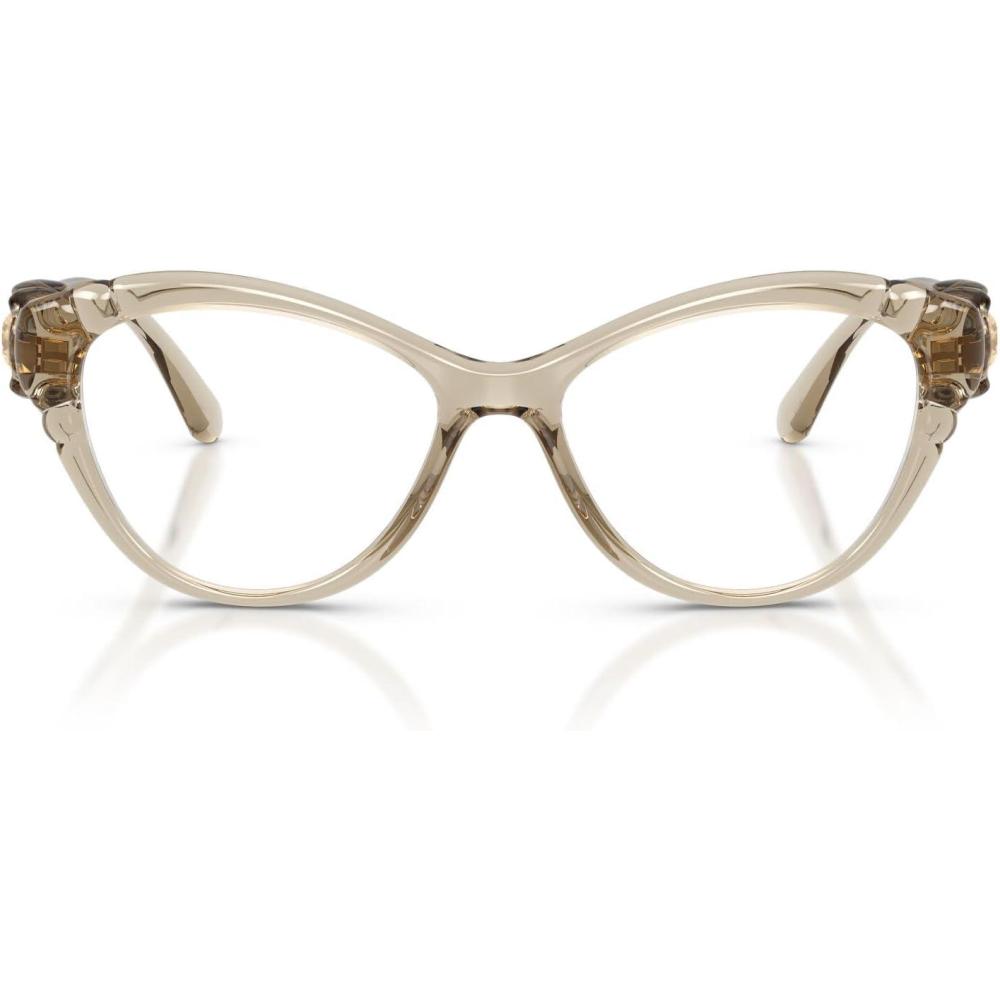 imageSwarovski womens Sk2057 Cat Eye Prescription Eyewear FramesTransparent BeigeDemo Lens