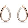 Hoop Earrings - Rose-gold Tone Finish