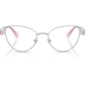 Swarovski SK1024 Prescription Eyewear Frames, Silver/Demo Lens, 51 mm