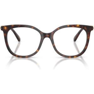 Swarovski Women’s Sk2055 Round Prescription Eyewear Frames(Havana/Demo Lens)