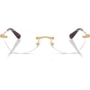 Swarovski womens Sk1031 Hexagonal Prescription Eyewear Frames(Dark Gold/Demo Lens)