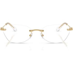 Swarovski womens Sk1031 Hexagonal Prescription Eyewear Frames(Gold/Demo Lens)