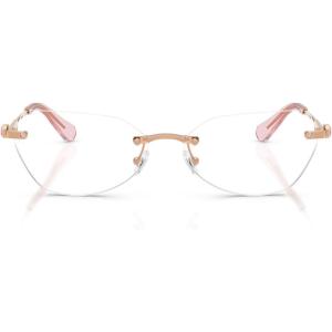 Swarovski womens Sk1031 Hexagonal Prescription Eyewear Frames(Rose Gold/Demo Lens)