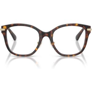 Swarovski womens Sk2044f Low Bridge Fit Square Prescription Eyewear Frames(Havana/Demo Lens)