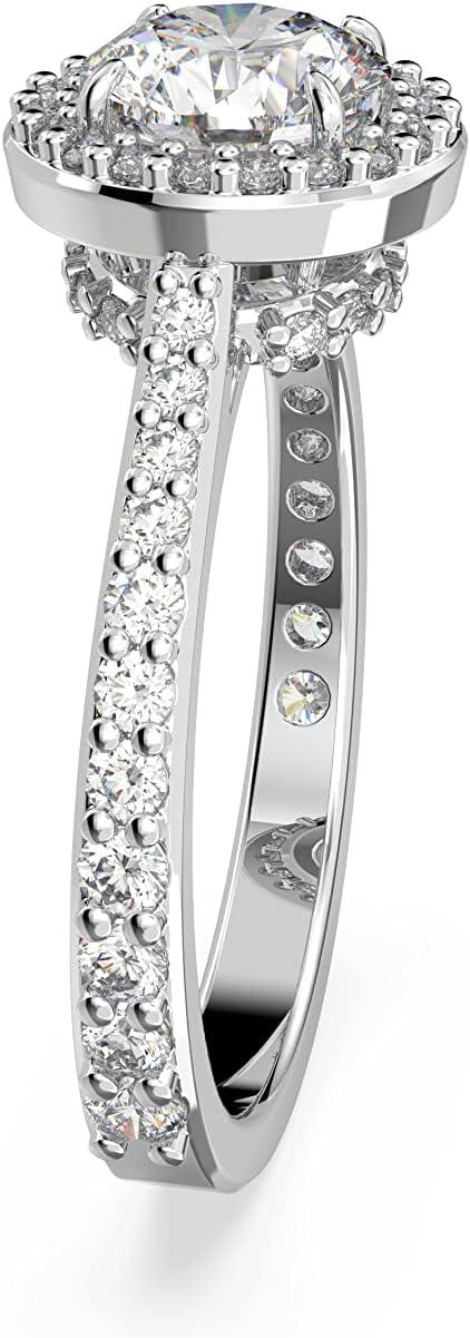 imageSWAROVSKI Constella Cocktail Ring Jewelry Collection Pav Cut Clear CrystalsRound Cut Pav