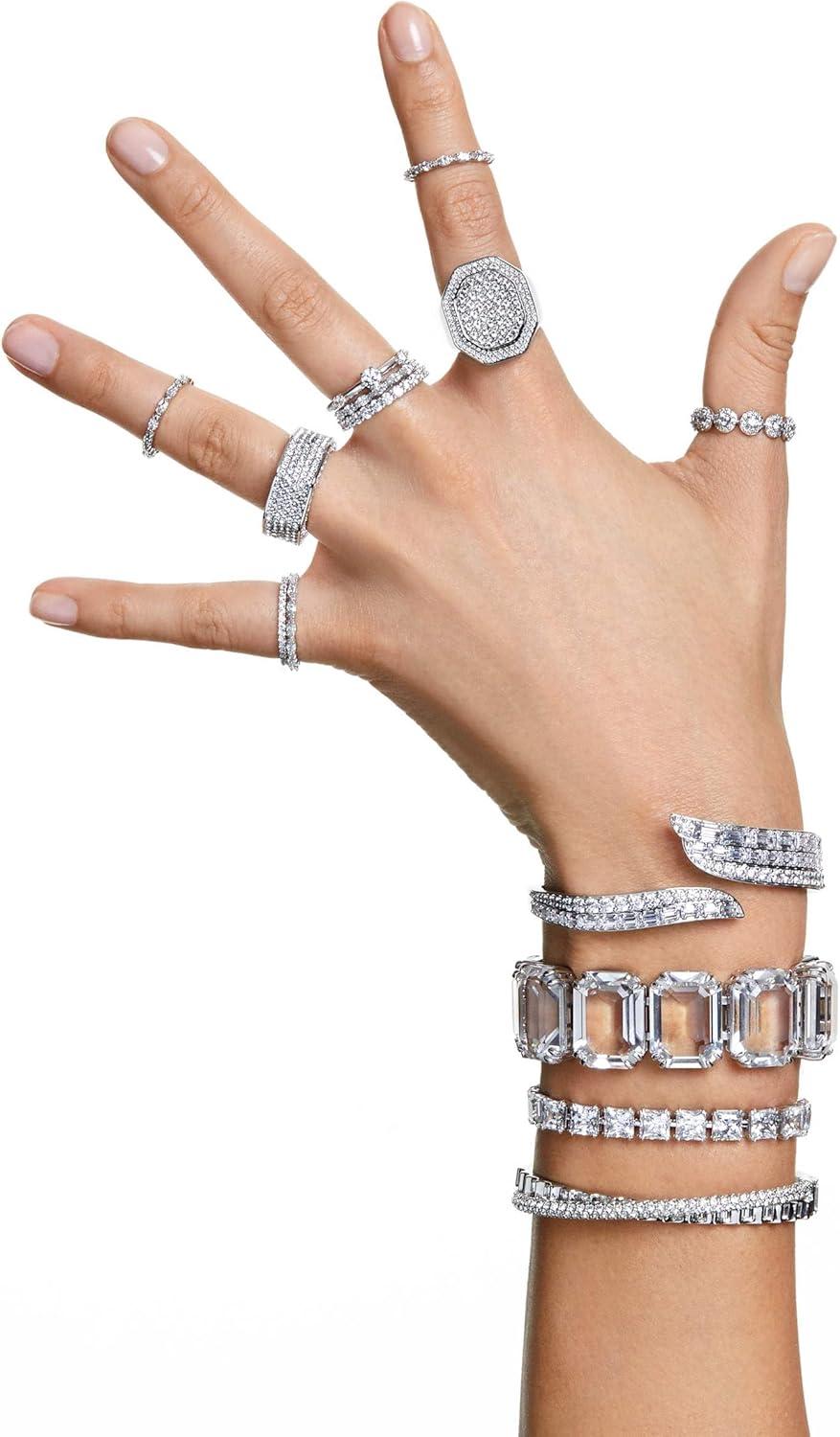 imageSwarovski Constella Crystal Ring Jewelry Collection Pav Clear CrystalsUS 5EU 50