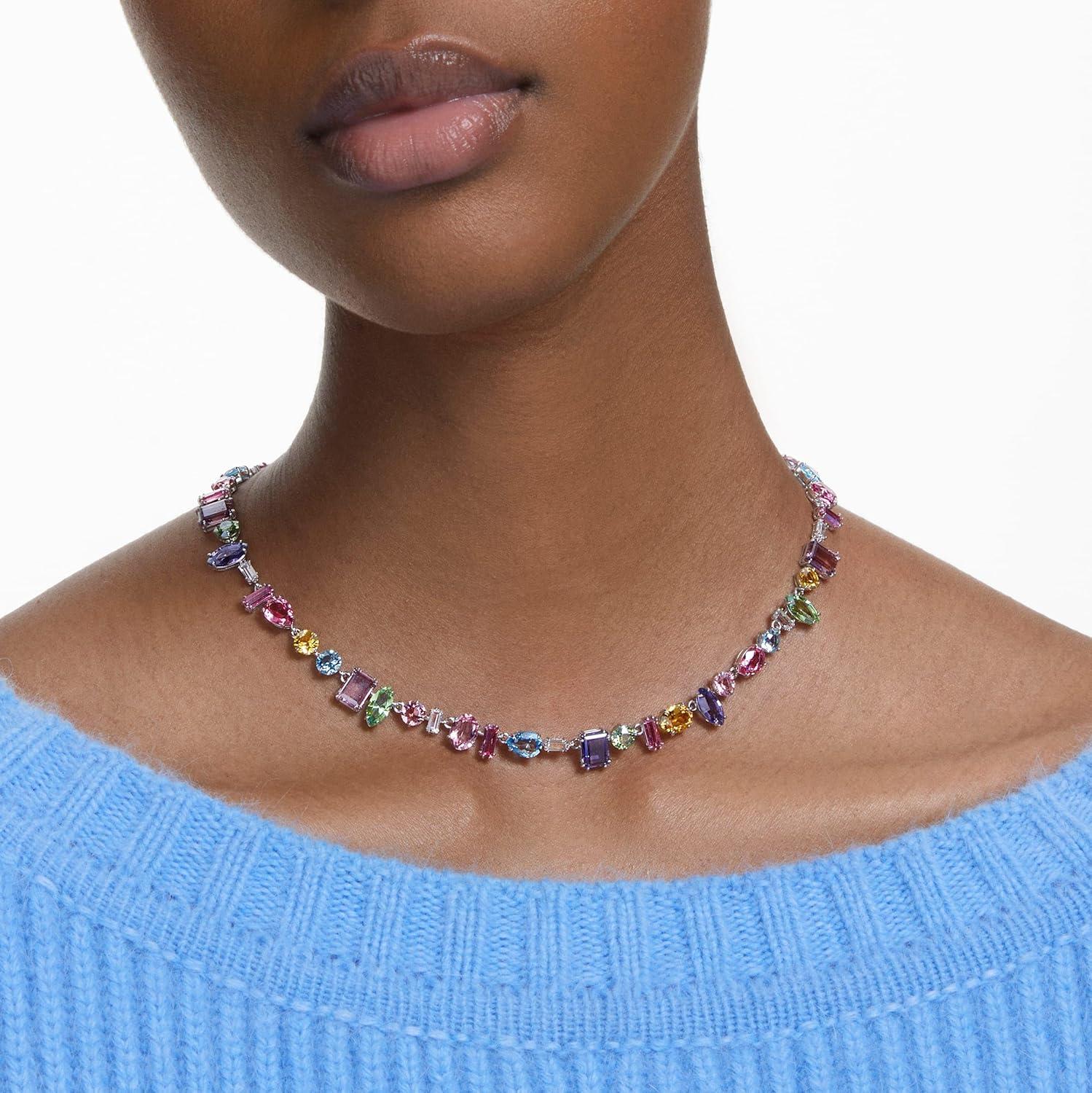 imageSwarovski Gema Crystal Necklace CollectionNEW Multicolored