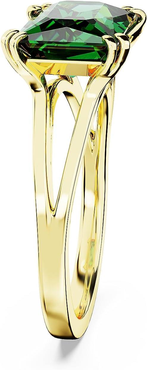 imageSwarovski Matrix Cocktail Ring with Green StoneUS 8EU 58