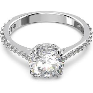 SWAROVSKI Constella Cocktail Ring Jewelry Collection, Pavé Cut, Clear Crystals(Princess Cut Pavé)