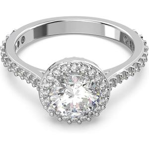 SWAROVSKI Constella Cocktail Ring Jewelry Collection, Pavé Cut, Clear Crystals(Round Cut Pavé)