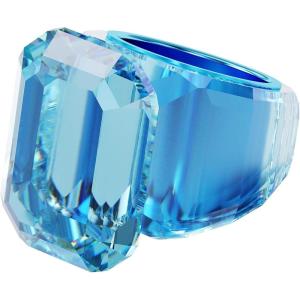 SWAROVSKI Lucent Cocktail Ring Jewelry Collection, Blue Crystal, Pink Crystal(Blue Crystal)