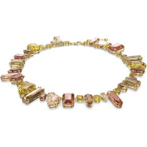 Swarovski Gema Crystal Necklace Collection(Warm Yellow)