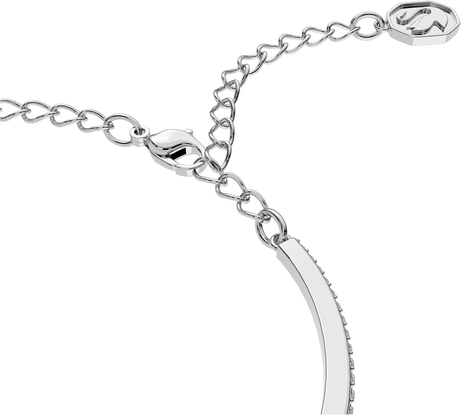 imageSwarovski Una Bangle Octagon cut White Rhodium Finished