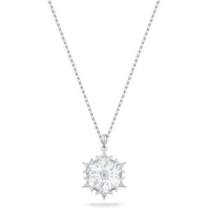 Swarovski Magic Necklace and Bracelet Crystal Jewelry Collection(Pendant Necklace – Rhodium Tone)
