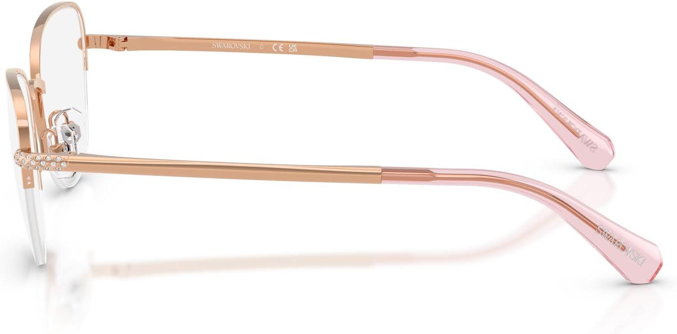 imageSwarovski womens Sk1023 Cat Eye Prescription Eyewear FramesRose GoldDemo Lens