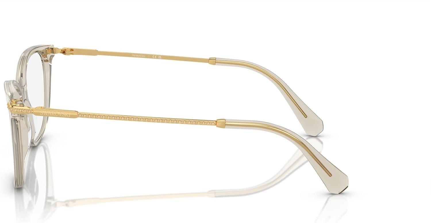 imageSwarovski womens Sk2010 Square Prescription Eyewear FramesBeige TransparentDemo Lens