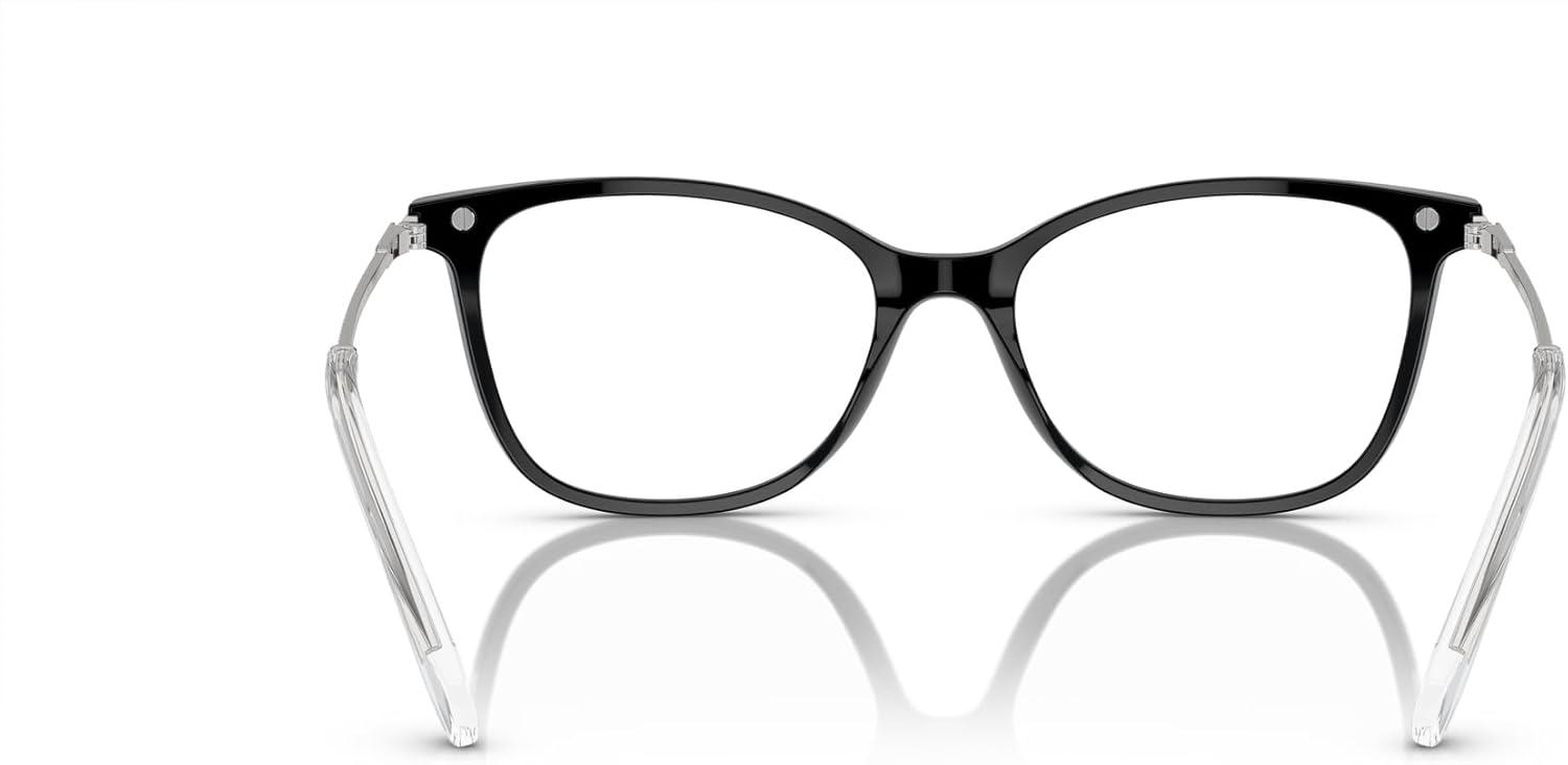 imageSwarovski womens Sk2010 Square Prescription Eyewear FramesBlackSilverDemo Lens