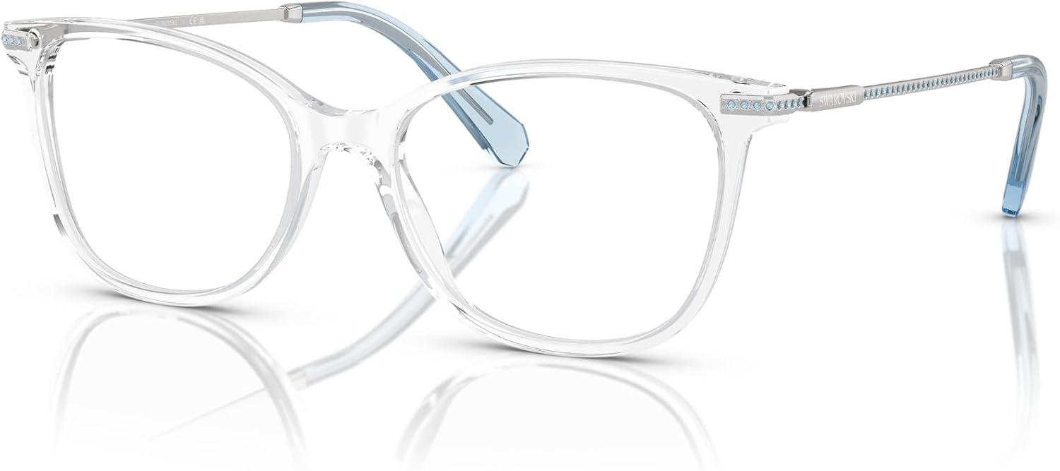 imageSwarovski womens Sk2010 Square Prescription Eyewear FramesCrystalDemo Lens