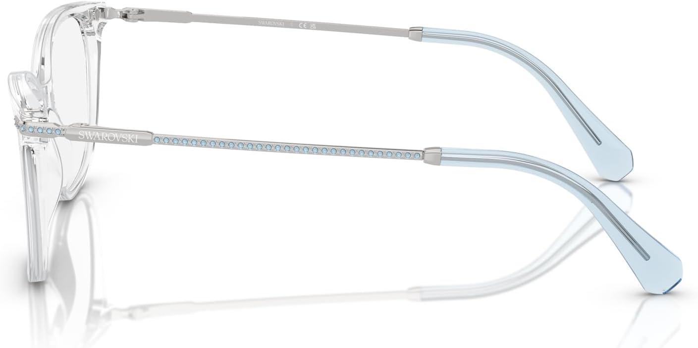 imageSwarovski womens Sk2010 Square Prescription Eyewear FramesCrystalDemo Lens