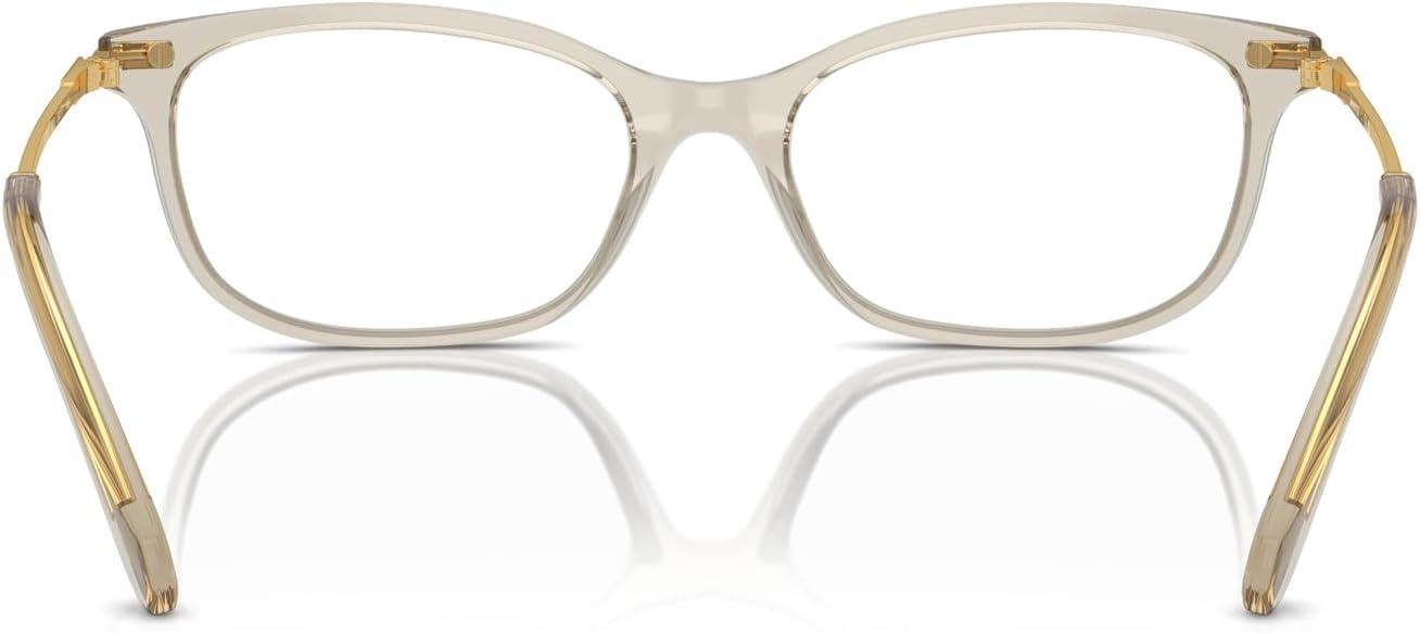 imageSwarovski womens Sk2017 Rectangular Prescription Eyewear FramesTransparent BeigeDemo Lens