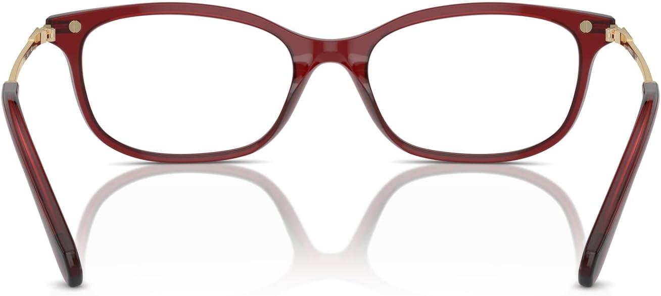 imageSwarovski womens Sk2017 Rectangular Prescription Eyewear FramesTransparent BurgundyDemo Lens