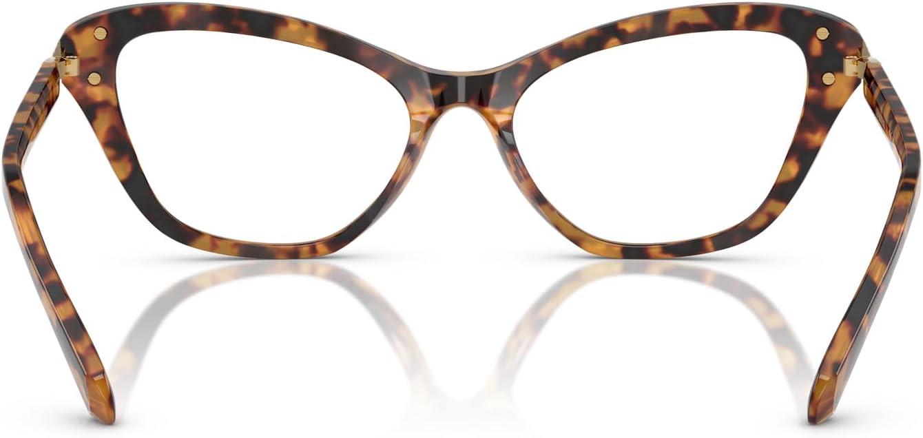 imageSwarovski womens Sk2031 Cat Eye Prescription Eyewear FramesLight HavanaDemo Lens