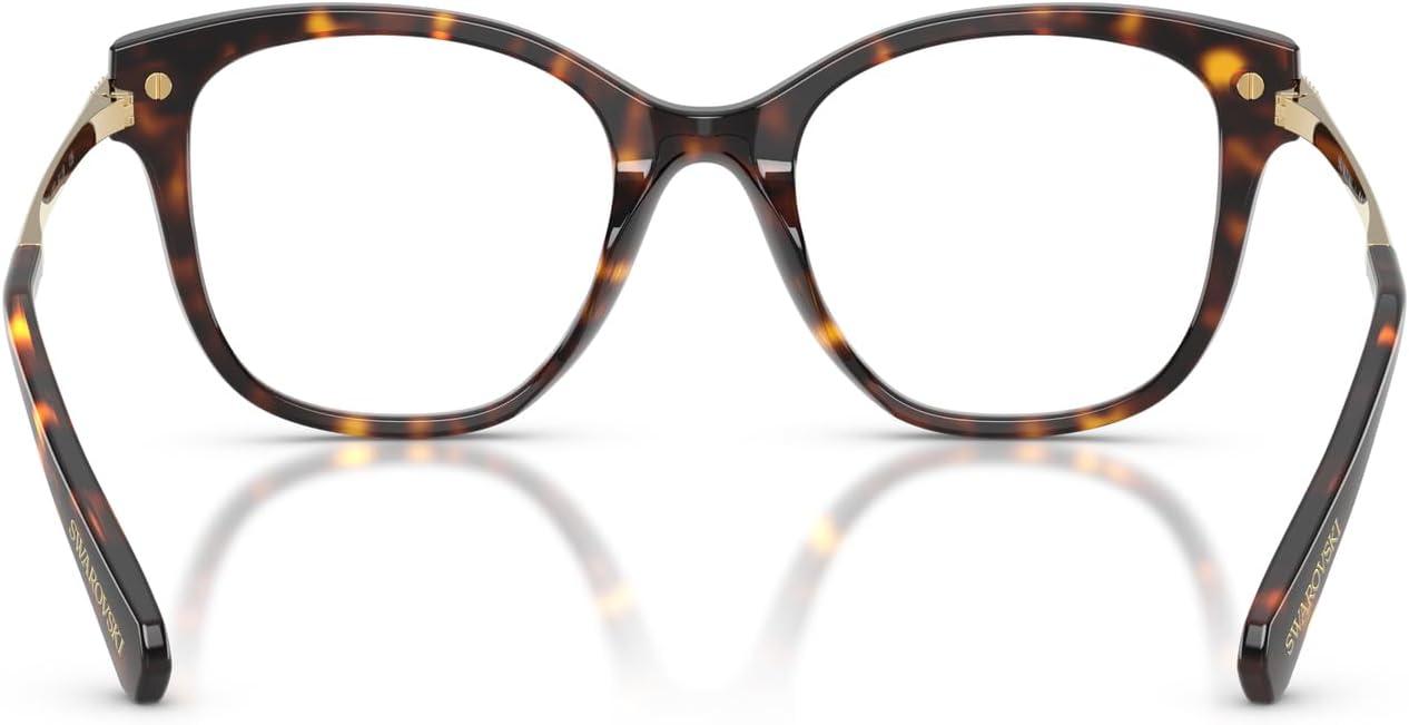 imageSwarovski womens Sk2044 Square Prescription Eyewear FramesHavanaDemo Lens