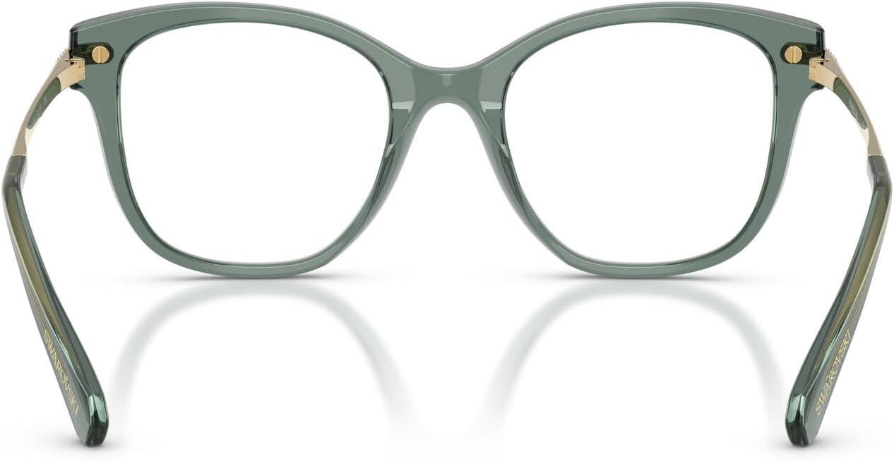 imageSwarovski womens Sk2044 Square Prescription Eyewear FramesTransparent GreenDemo Lens