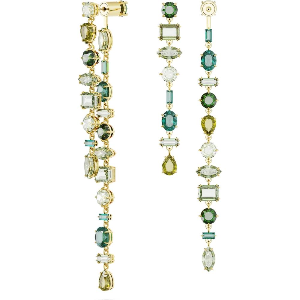 imageSwarovski Gema Crystal Drop Earrings CollectionGreen