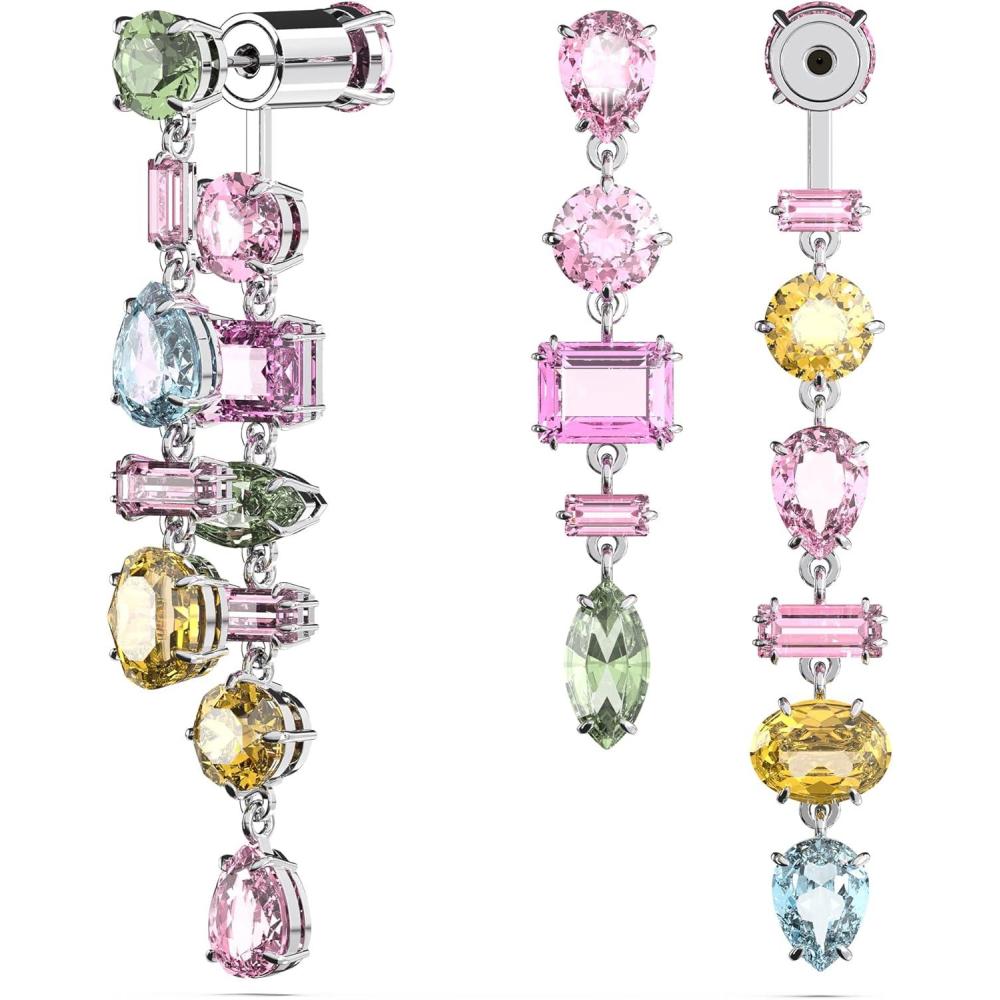 imageSwarovski Gema Crystal Drop Earrings CollectionRed and Yellow