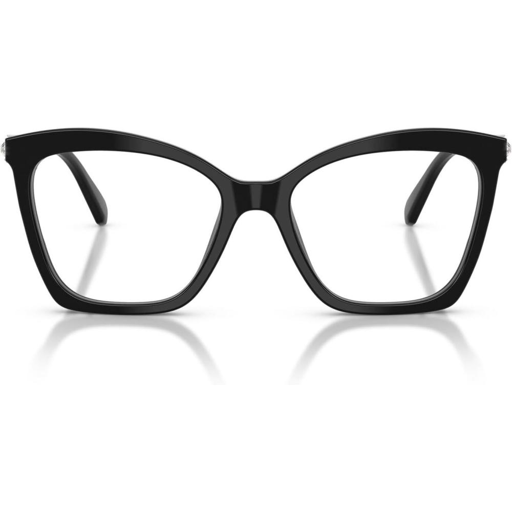 imageSwarovski Womens Sk2053f Low Bridge Fit Cat Eye Prescription Eyewear FramesBlackDemo Lens