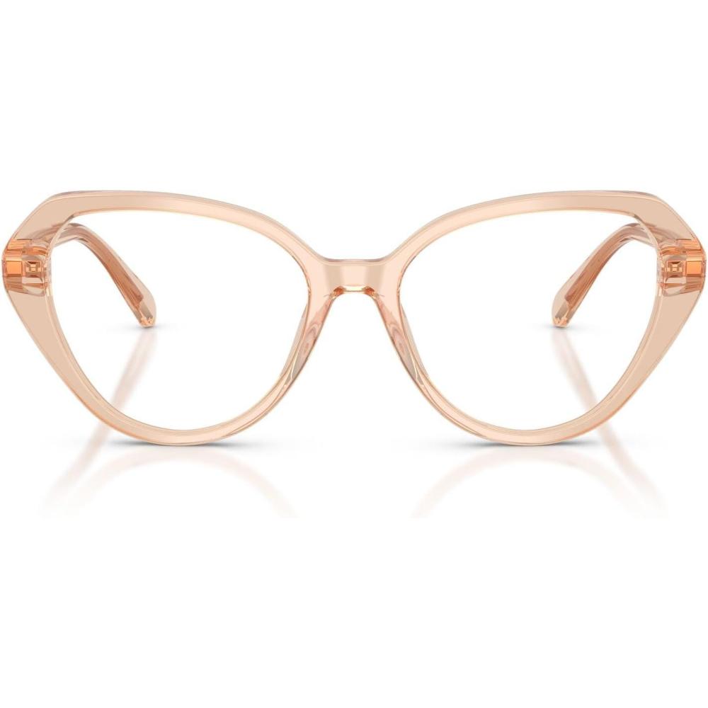 imageSwarovski Womens Sk2054f Low Bridge Fit Cat Eye Prescription Eyewear FramesTransparent BeigeDemo Lens