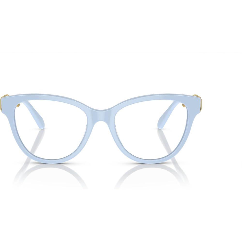 imageSwarovski womens Sk2004 Round Prescription Eyewear FramesLight BlueDemo Lens