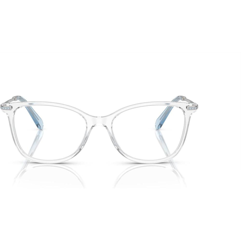 imageSwarovski womens Sk2010 Square Prescription Eyewear FramesCrystalDemo Lens