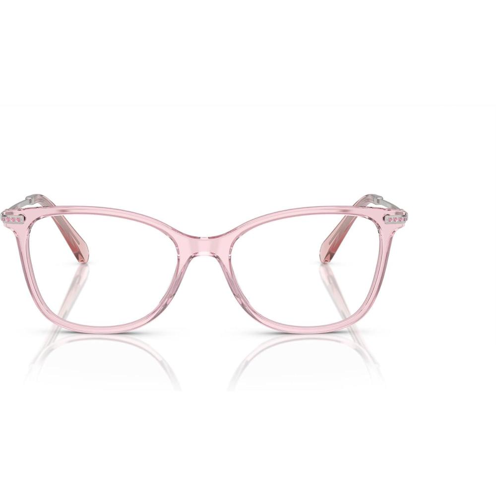 imageSwarovski womens Sk2010 Square Prescription Eyewear FramesTransparent RoseDemo Lens