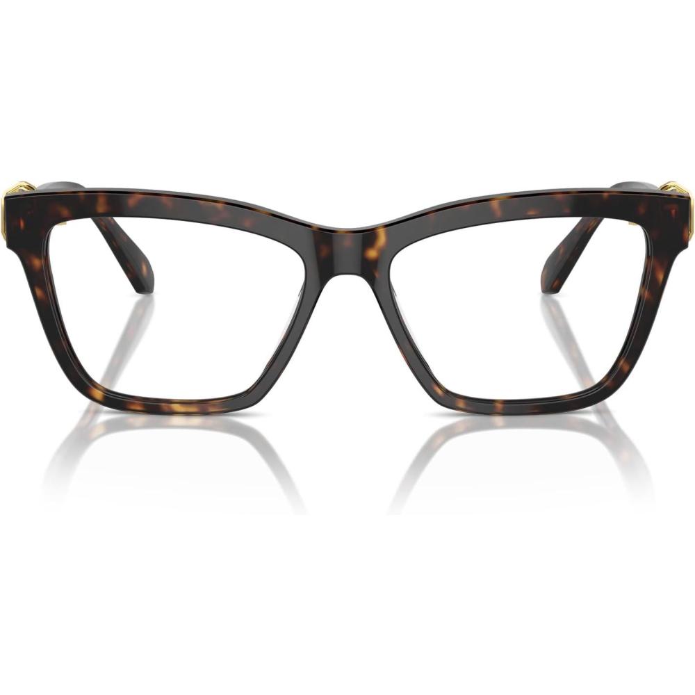 imageSwarovski womens Sk2021 Square Prescription Eyewear FramesDark HavanaDemo Lens