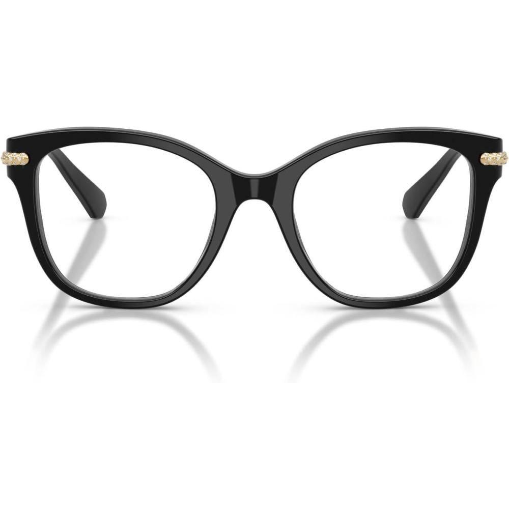 imageSwarovski womens Sk2044 Square Prescription Eyewear FramesBlackDemo Lens
