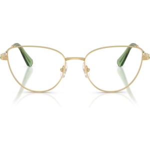 Swarovski SK1007 Prescription Eyewear Frames, Gold/Demo Lens, 53 mm