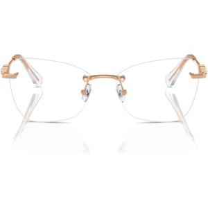 Swarovski womens Sk1014 Butterfly Prescription Eyewear Frames(Rose Gold/Demo Lens)