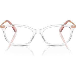 Swarovski womens Sk2017 Rectangular Prescription Eyewear Frames(Transparent/Demo Lens)